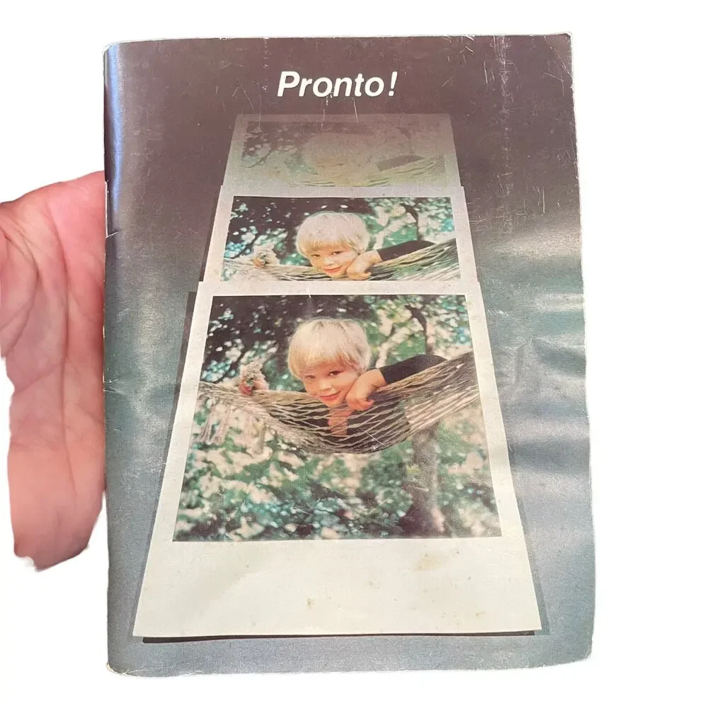 Polaroid Pronto Land Camera SX-70 w/ Vinyl Case Manual Vtg Photography UNTESTED